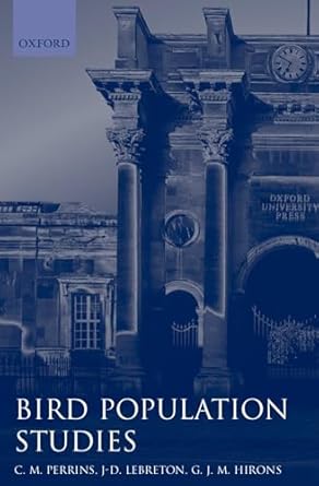 bird population studies relevance to conservation and management 1st edition c m perrins ,j d lebreton ,g j m