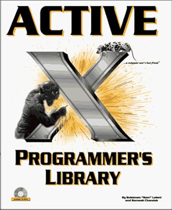 activex programmers library 1st edition suleiman lalani ,kris a jamsa ,ramesh chandak 1884133525,