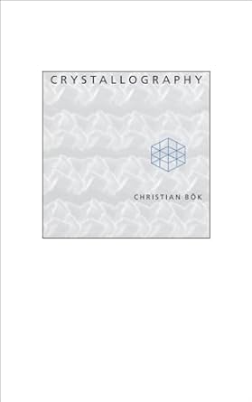 crystallography 1st edition christian bok 1552451194, 978-1552451199