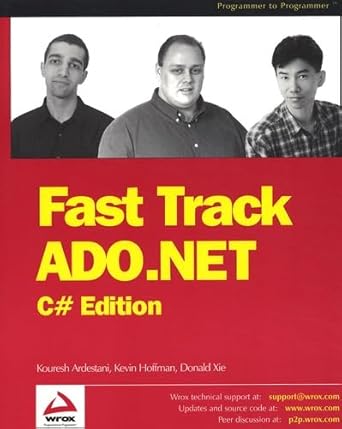 fast track ado net 1st edition kevin hoffman ,donald xie ,kourosh ardestani 1861007604, 978-1861007605