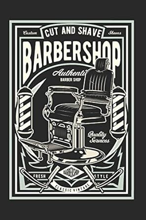 schedule planner 2020 schedule book 2020 with barbershop retro cover weekly planner 2020 6 x 9 flexible cover