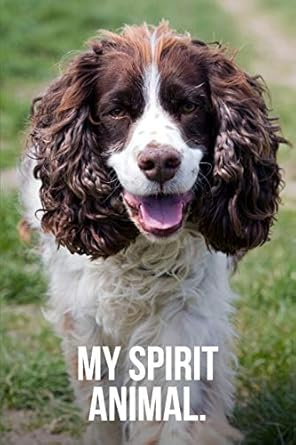 my spirit animal english springer spaniel journal 1st edition golding notebooks 1717857272, 978-1717857279