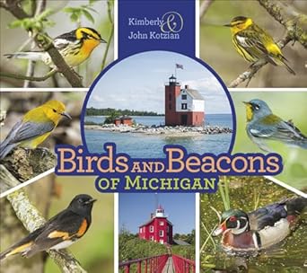 birds and beacons of michigan 1st edition kimberly kotzian ,john kotzian 0764359266, 978-0764359262