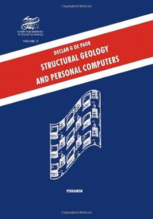 structural geology and personal computers 1st edition d g de paor 0080424309, 978-0080424309