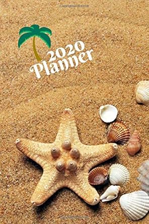 2020 planner beach and seashells themed 2020 agenda 1st edition planners the simple way 1655116959,