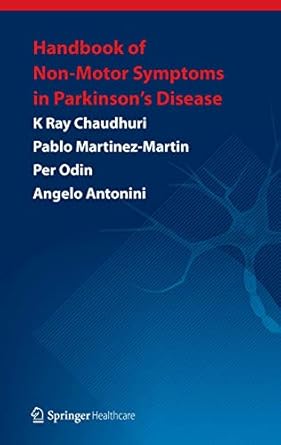 handbook of non motor symptoms in parkinsons disease 1st edition k ray ray chaudhuri ,pablo martinez martin
