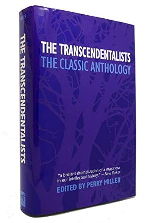the transcendentalists 1st edition perry miller 1567312152, 978-1567312157