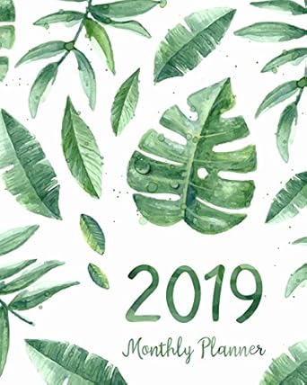 2019 monthly planner a year 12 month january 2019 to december 2019 for to do list journal notebook planners