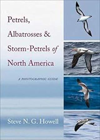 petrels albatrosses and storm petrels of north america a photographic guide 1st edition steve n g howell