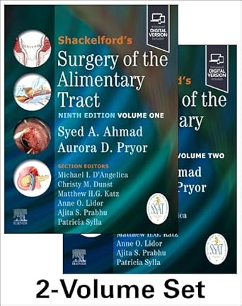 shackelfords surgery of the alimentary tract 2 volume set 1st edition syed a ahmad md ,aurora d pryor md