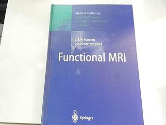 functional mri 1st edition c t w moonen ,p a bandettini ,a l baert 3540642633, 978-3540642633