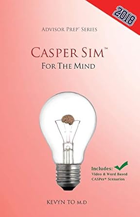 casper sim for the mind 1st edition advisor prep ape ,kevyn to 1944245340, 978-1944245344