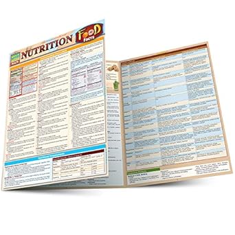 nutrition food facts quickstudy laminated reference guide 1st edition julie henry 142322597x, 978-1423225973