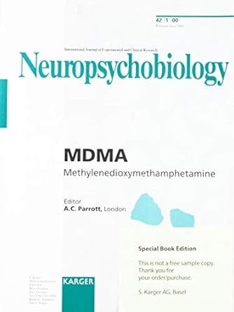 mdma 1st edition a c parrott 3805571100, 978-3805571104