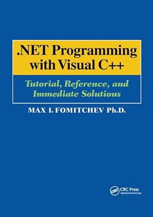 Net Programming With Visual C++ Tutorial Reference And Immediate ...