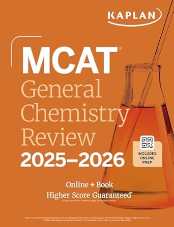 mcat general chemistry review 2025 2026 online + book 1st edition kaplan test prep 1506294200, 978-1506294209