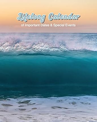 lifelong calendar of important dates and special events christian perpetual calendar date keeper for