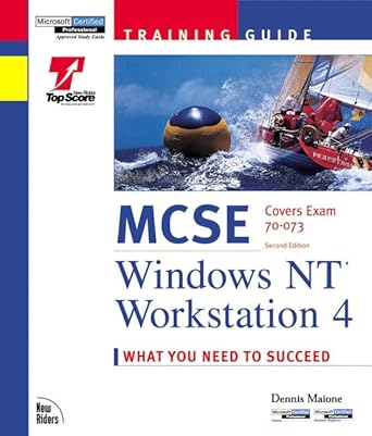 mcse training guide windows nt workstation 4 exam 70 073 1st edition dennis maione 1562059181, 978-1562059187