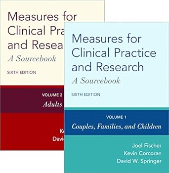 measures for clinical practice and research two volume set 1st edition joel fischer ,kevin corcoran ,david w