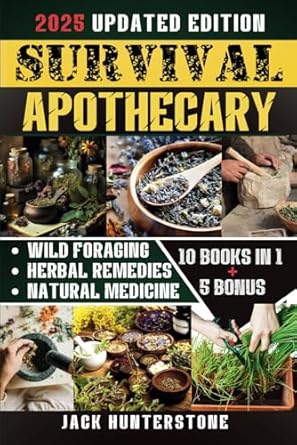 survival apothecary 10 in 1 handbook for wild foraging herbal remedies and natural medicine heal protect and