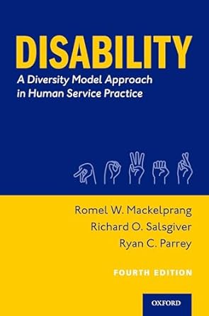 disability a diversity model approach in human service practice 1st edition romel w mackelprang ,richard o