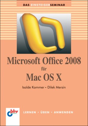 microsoft office 2008 fur mac os x 1st edition isolde kommer 3826674804, 978-3826674808