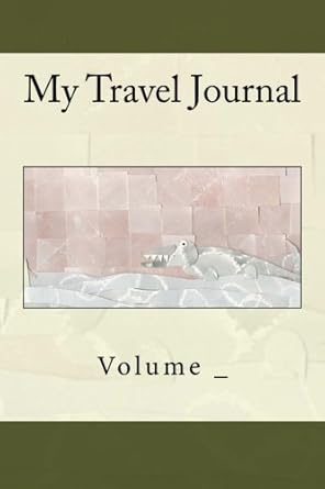 my travel journal alligator cover 1st edition s m 1502946238, 978-1502946232