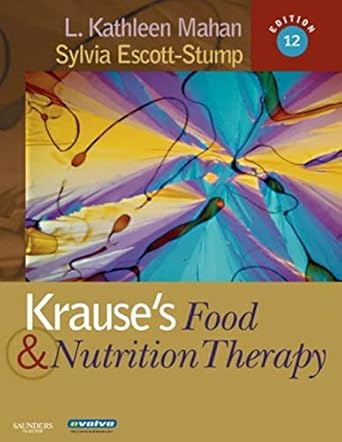 krauses food and nutrition therapy 1st edition l kathleen mahan ms rd cde ,sylvia escott stump ma rd ldn