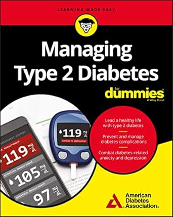 managing type 2 diabetes for dummies 1st edition american diabetes association 1119363292, 978-1119363293