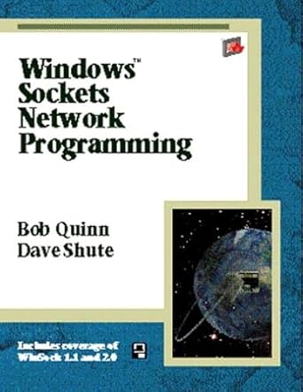windows sockets network programming 1st edition bob quinn ,dave shute 0201633728, 978-0201633726