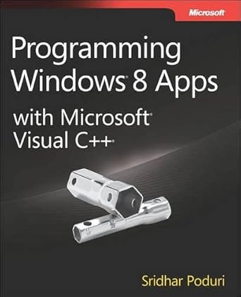modern microsoft visual c++ and the windows runtime 1st edition sridhar poduri 0735670617, 978-0735670617