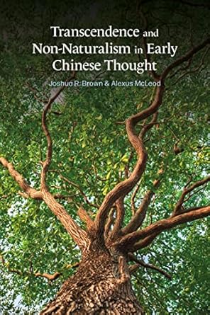 transcendence and non naturalism in early chinese thought 1st edition alexus mcleod ,joshua r brown