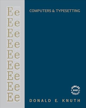 computers and typesetting volume e computer modern typefaces 1st edition donald knuth 0201134462,