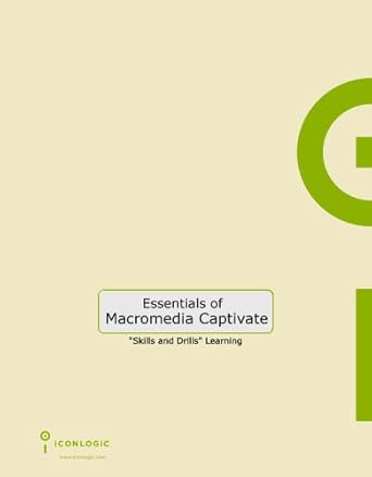 essentials of macromedia captivate skills and drills workbook 1st edition kevin a siegel 1932733035,