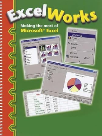 excel works making the most of microsoft excel 1st edition papia harrison patricia sarkar 1842397400,