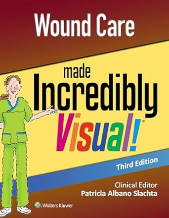 wound care made incredibly visual 1st edition lww 1496398262, 978-1496398260