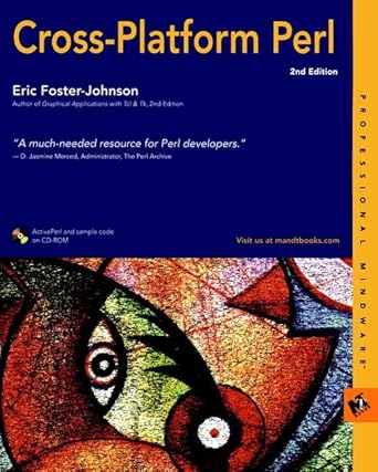 cross platform perl 1st edition eric foster johnson 0764547291, 978-0764547294