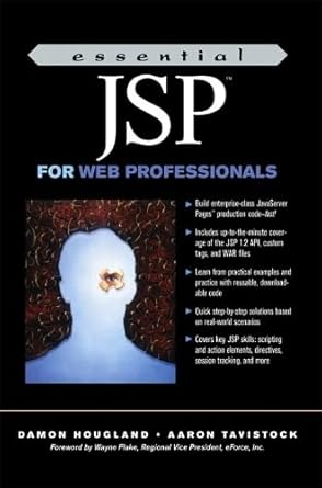 essential jsp for web professionals 1st edition damon hougland ,aaron tavistock 0130649414, 978-0130649416