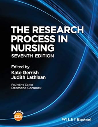 the research process in nursing 1st edition kate gerrish ,judith lathlean ,desmond cormack 1118522583,