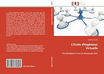 lecole dingenieur virtuelle site developpe en java et technologies web 1st edition geoffroy cruzille