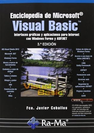enciclopedia de microsoft visual basic interfaces graficas y aplicaciones para internet con windows forms y