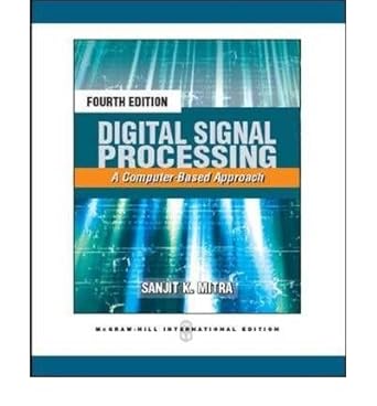 digital signal processing 1st edition sanjit k mitra 0070601097, 978-0070601093