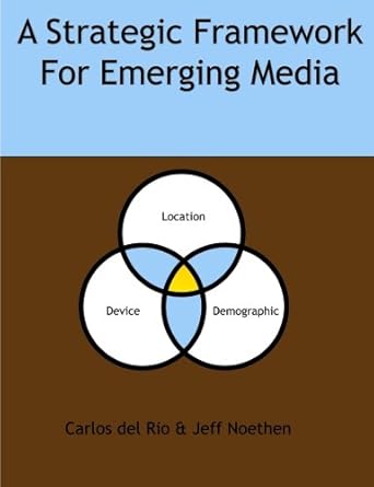 a strategic framework for emerging media a user driven change book 1st edition carlos del rio ,jeff noethen