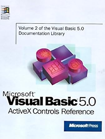 microsoft visual basic 5 0 activex controls reference 1st edition microsoft corporation 1572315083,