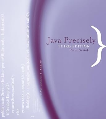 java precisely 1st edition peter sestoft 0262529076, 978-0262529075