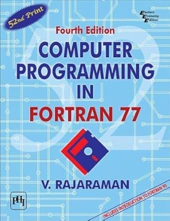 computer programming in fortran 77 an introduction to fortran 90 1st edition v rajaram 8120311728,