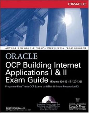 ocp building internet applications i and ii exam guide 1st edition christopher allen 0072193336,