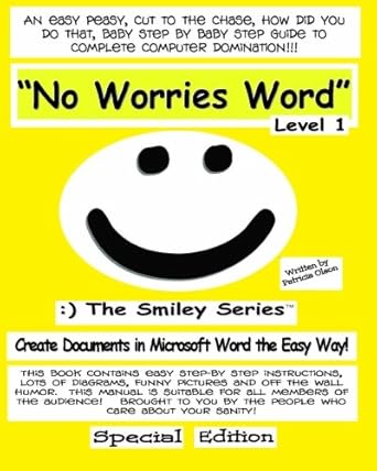no worries word 1st edition patricia olson 1470023792, 978-1470023799