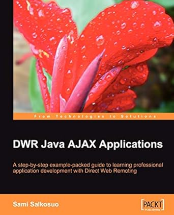 dwr java ajax applications 1st edition sami salkosuo 1847192939, 978-1847192936