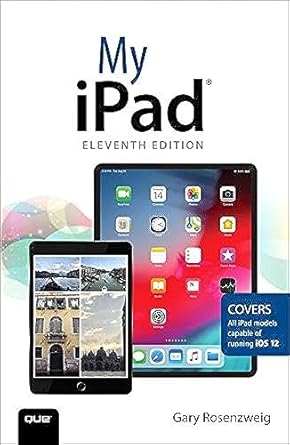 my ipad 1st edition gary rosenzweig 0789760444, 978-0789760449
